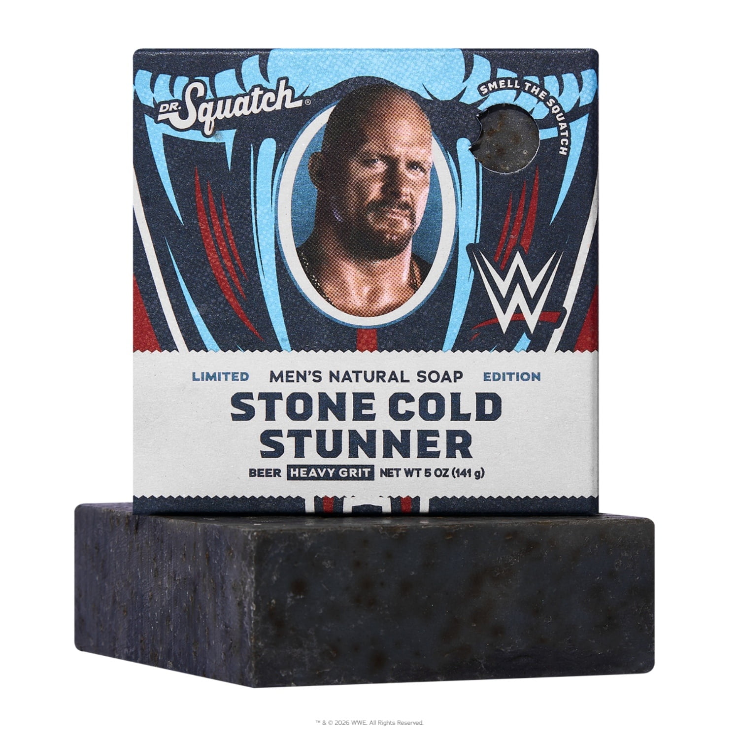 Dr. Squatch Mens Bar Soap, Natural Bar Soap for Men, Stone Cold Summer, 5 Oz