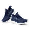 thumbnail image 6 of FitVille Mens Wide Walking Shoes Lightweight Athletic Sneakers with Arch Support for Hands Free, Blue, 10 Wide, 6 of 6