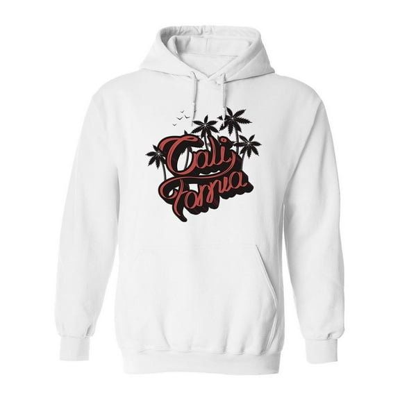 Cali Palms. Hoodie Men -Image by Shutterstock, Male Medium