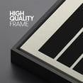 thumbnail image 4 of PixonSign Framed Canvas Print Wall Art Set Duotone Dark Geometric Circle Square Stripes Abstract Shapes Illustrations Modern Art Boho Decorative for Living Room, Bedroom, Office - 24"x36"x3 BLACK, 4 of 5