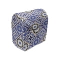 thumbnail image 1 of Moroccan Stand Mixer Cover, Geometric Tile Squares with Middle Eastern Azulejo Design, Kitchen Appliance Organizer Bag Cover with Pockets, 5 Quarts, Violet Blue Black Cream, by Ambesonne, 1 of 4