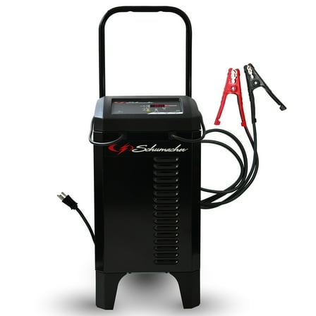 Schumacher Electric Wheeled Automatic 6A Car Battery Charger/200A Engine Starter, Maintainer, 40A Boost, 6V/12V Sport, Auto, Marine Batteries, SC1353