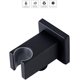 thumbnail image 2 of Cabezal de ducha de baño negro mate, soporte deslizante ajustable, soporte ajustable, accesorio de baño montado en la pared JAMW  Sencillez, 2 of 3