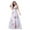 White, variant on HNMKIU Ghostly Bride Dress Elegant Gothic Halloween Women's Formal Party Roleplay Outfit White,S