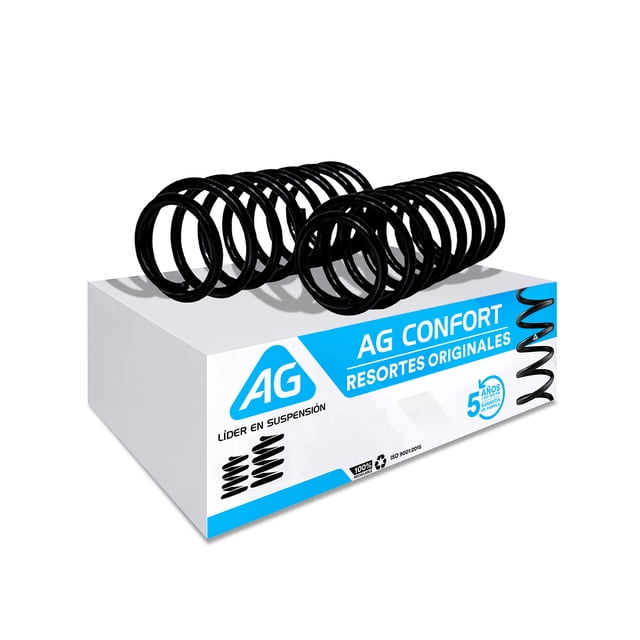 Resortes AG para Auto Delanteros para Volkswagen Golf A1 (Caribe) 1980 a 1987 2 Piezas Nuevos
