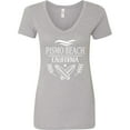 thumbnail image 3 of Inktastic Pismo Beach California Trip Surfing Women's V-Neck T-Shirt, 3 of 5