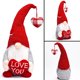 thumbnail image 1 of Fiudx Artículos en oferta con ofertas flash Nuevo colgante de amor de muñeca de San Valentín Muñeca sin rostro Decoración de duende Rudolf Decoración de San Valentín, 1 of 2
