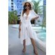 thumbnail image 5 of Traje de Baño de una Pieza Tipo Cárdigan para Mujer, de y Lunares Transparentes para Playa. Talla Única, 5 of 10