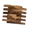 thumbnail image 4 of simhoa 3D Textured Wood Wall Panel Accent Wall Panel for Office Accent Wall Kitchen Brown, 4 of 8