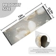 thumbnail image 3 of Gold Flowers Runner Rug Non-Slip Area Rugs Linen Washable Non Shedding for Kitchen Bedroom Carpet, 3 of 8