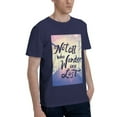 thumbnail image 2 of Bingfone Not All Those Who Wander Are Lost Men'S Loose Fit Short-Sleeve Pocket T-Shirt, 2 of 7