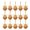 Khaki, variant on fuxzkrlz 15Pcs Christmas Flocking Ball Hanging Ornaments with Bow Decor, Retro Flocked Christmas Tree Bubbles for Holiday Home Decoration, Lightweight Shatterproof Pendants for Decor
