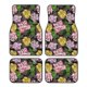 thumbnail image 1 of Fotbe Colorful Roses Juego de 4 Tapetes para Auto con Estampado – Alfombrillas de Goma Reforzada, Diseño Antideslizante, Protección para Todo el Año – Vehículos, Autos, Camionetas y SUVs, 1 of 7
