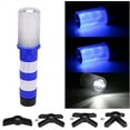 thumbnail image 4 of Linterna potente Naiovety luz estroboscópica de seguridad a prueba de agua antorcha de tráfico de carretera Azul, 4 of 6