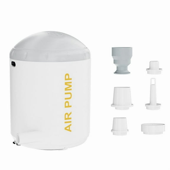 Electric Mini Air Pump with LED Lantern Portable Air Compressor for Outdoor Camping Bed 3.5Kpa Quick Inflate Deflate