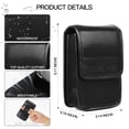 thumbnail image 3 of eTone Leather Camera Case Small Digital Camera Bag Pouch Protective Bag Black For Contax T2, 3 of 5