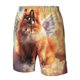 thumbnail image 4 of Balery Cute Cloud Pomeranian Traje de Baño Estilo Hawaiano para Hombre, Shorts de Secado Rápido con Bolsillos-Large, 4 of 6