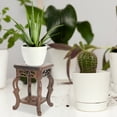 thumbnail image 6 of Small Wooden Plant Pot Stand Indoor Rack Flower Planter Stool Display Holder Shelf, 6 of 10