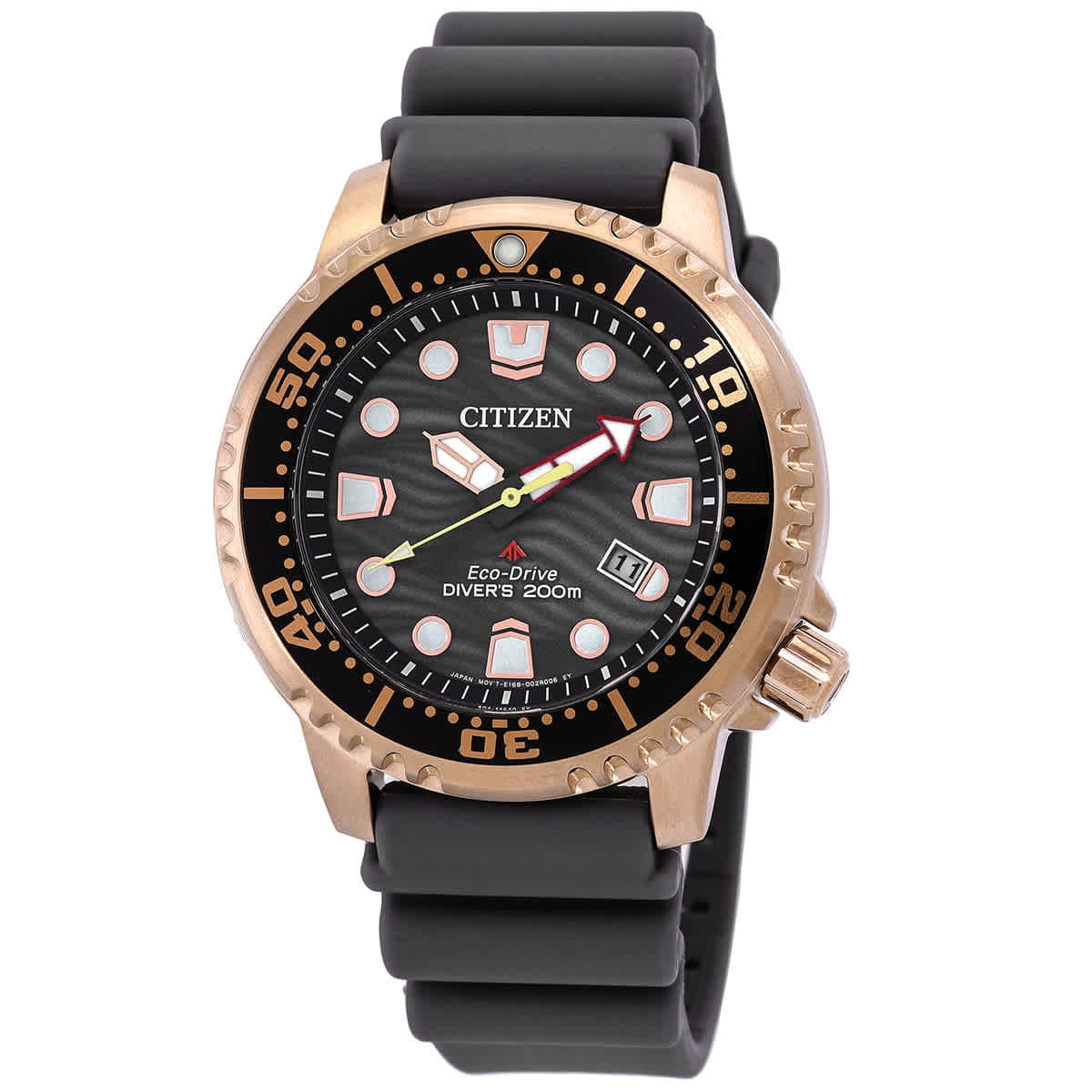CITIZEN PROMASTER ダイバーズウォッチ ブラック ゴールド Amazon.com: Citizen Promaster Dive Eco-Drive Watch, 3-Hand Date