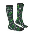 thumbnail image 4 of Lsque Dinosaur and Bone Printed Crew Socks Men's Women's LightWeight Thin Casual Calf Socks ,Knee High Socks,Cotton Socks, 4 of 9