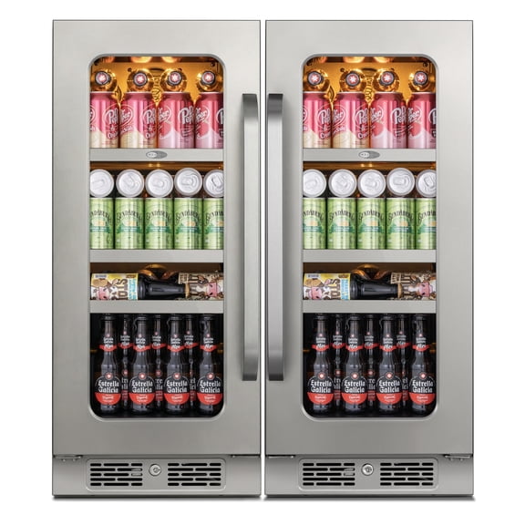 Whynter 30 inch Beverage Refrigerator, 160 Cans Beverage Cooler with Stainless Steel Door Frame for Home/Kitchen/Office