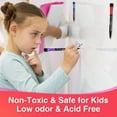 thumbnail image 6 of 12 Colors Dry Erase Markers Magnetic Dry Erase Markers Fine Tip Whiteboard Markers with Eraser, 6 of 10