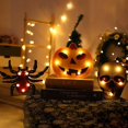 thumbnail image 1 of Halloween Pumpkin Lamp Decorative LED Lantern Pumpkin Spider Skull Lamp Outdoor Night Light, 1 of 5