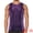 Purple, variant on DARING DIVA Men's Glitter Tank Top Slim Fit Sleeveless Disco See Through Sparkly Vest S Purple