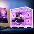 thumbnail image 6 of Hoengager Nereid Gaming PC -AMD Ryzen 7 5700X3D 3.0 GHz, RTX 4060 TI 16G ,32GB DDR4 RAM 3200MHz,1TB PCIe SSD, WIFI&Bluetooth ,Windows 11 Pro 64-bit -White, 6 of 7