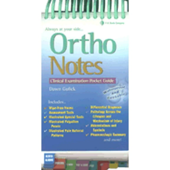 Pre-Owned Orthonotes: Clinical Examination Pocket Guide (Hardcover) by Dawn Gulick