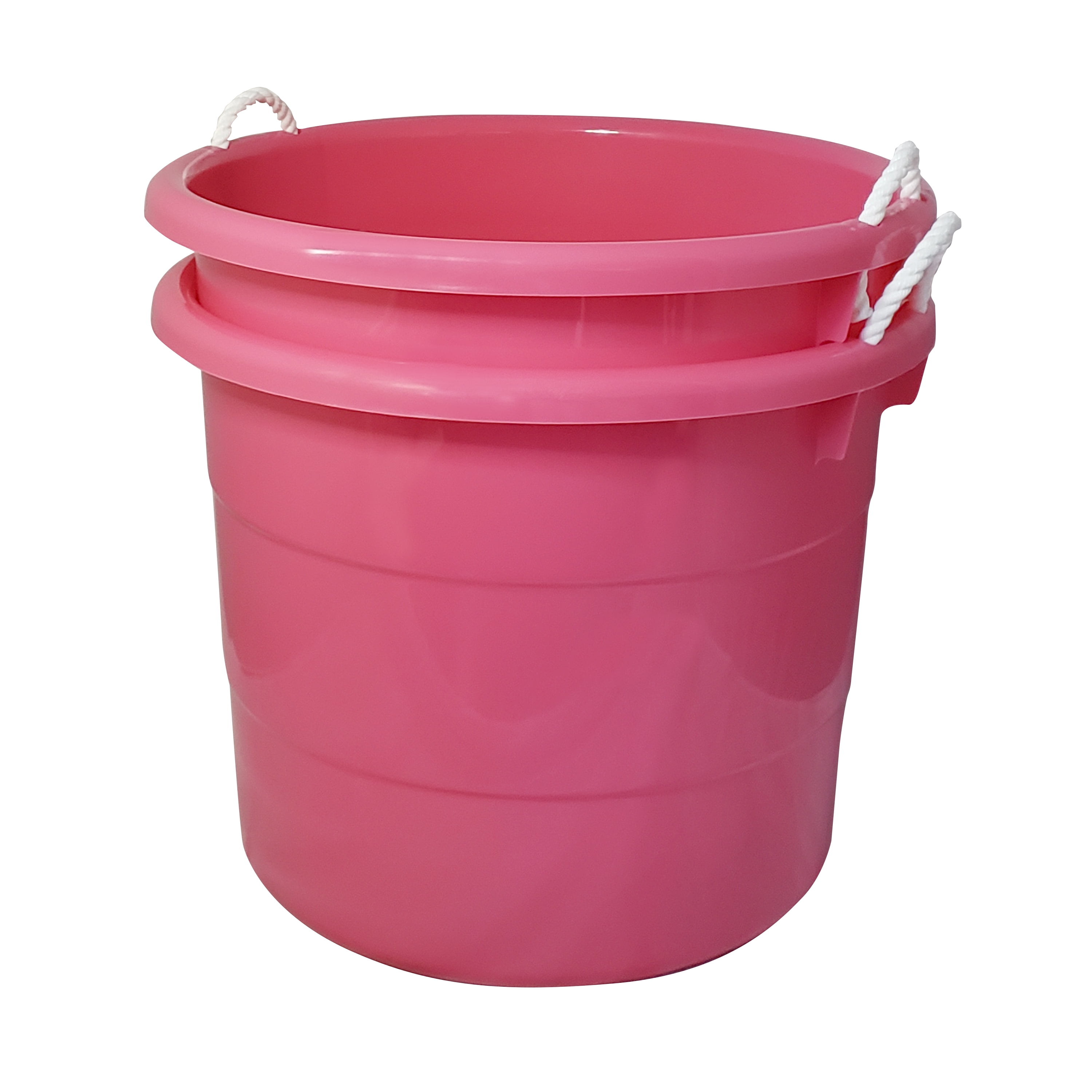 toy bucket with rope handles