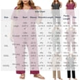 thumbnail image 2 of Maplenight 2 Piece Pajamas for Women Set Plus Size Short Sleeve Button Down Tops and Long Pants Pj Set Soft Sleepwear Loungewear, 2 of 6
