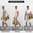 thumbnail image 7 of Sigee Vintage Baseball for Hand Travel Bag,Sports Tote Gym Bag for Men and Women, 7 of 7