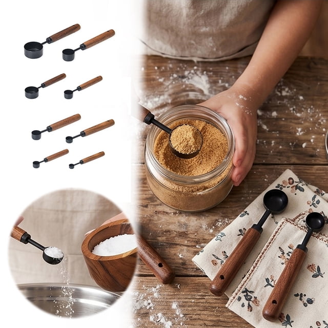 ZZHZGZ Canada Sale Stainless Steel Measuring Cups and Spoons for Kitchen Storage Containers for Precise Cooking and Baking