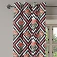 thumbnail image 3 of Ambesonne Grommet Curtain, , 50"x72", Coral Dark Sepia Black, 3 of 5