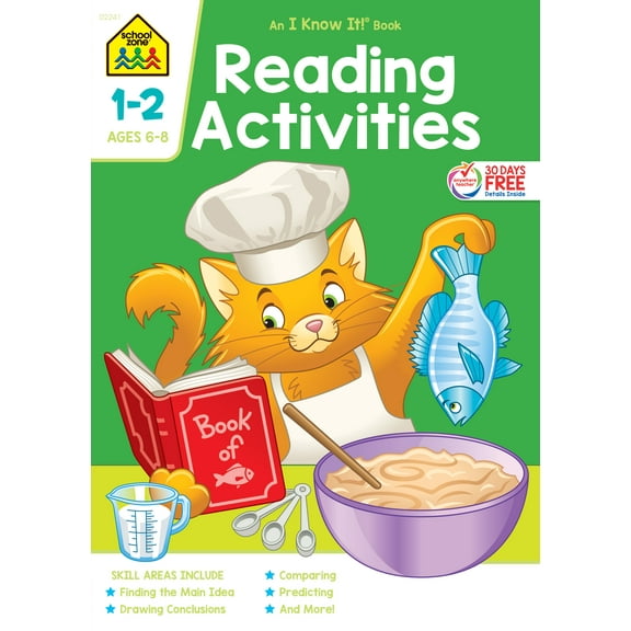 School Zone Reading Activities Workbook