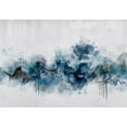 thumbnail image 2 of Abstract Wallpaper Wall Mural - Modern Blue Wave, 2 of 5