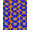 Blue, Pattern 2, variant on ODIKA 4'x6' Machine Washable Non-Slip Area Rug, Crystalline Prism Kaleidoscope Radiant Splash High Traffic Rug, Blue, 664209
