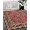 thumbnail image 3 of Ahgly Company Machine Washable Indoor Rectangle Traditional Light Copper Gold Area Rugs, 6' x 9', 3 of 7
