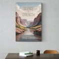 thumbnail image 6 of Motivational Poster Grand Canyon Zen Inspirational Quote Silence Is Strength Meditation Yoga Wall Art for Bedroom Living Room Office Canvas Poster, 6 of 8
