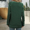 thumbnail image 5 of LEBONYARD Womens Shirts Plus Size,Fall V Neck Tops for Women New Trendy,Women's New Fashion Casual Solid Color Hollow Round-Neck Long Sleeve Raglan Sweater Top Green S, 5 of 6