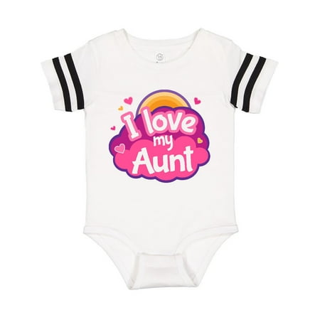 

Inktastic I Love My Aunt Gift for Niece Gift Baby Girl Bodysuit