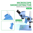 thumbnail image 2 of Extracteur de Fumée pour Microscope Type-C Alimenté par Interface Ventilateur d'Échappement de Fumée à Flux d'Air Puissant pour Microscopes, 2 of 7
