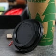 thumbnail image 3 of Black Hot Paper Cup Travel Lid for Ripple Hot Cups - 100pk, 3 of 4