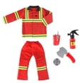 thumbnail image 1 of Disfraz de Halloween CUTICAT Niños Bombero Trajes Juguetes, 1 of 8