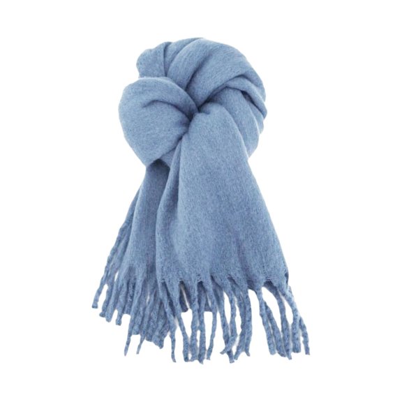 Scarf for Women Lightweight Unisex Plain Solid Color Winter Feel Soft Classic 90 Fashion Scarves
