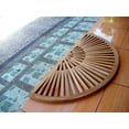 thumbnail image 3 of WholesaleTeak Outdoor Patio Grade-A Teak Wood Sun Burst Door / Shower/ Spa / Bath Floor Mat (34x17) #WMAXSBFM, 3 of 4
