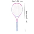 thumbnail image 2 of lacooooppia Tennis Racket Tennis Equipment Practical High Strength Nylon Strings Tennis Racquet for Park Recreational Garden Outdoor White, 2 of 8