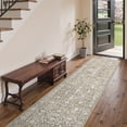thumbnail image 3 of KUETH 2.5X12 Runner Rug Machine Washable, Kitchen Runner Rug for Floor and Hallway, Non Slip Throw Area Rug with Rubber Backing for Living Room、 Entryway、Bedroom and Dining Room, 3 of 12