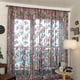 thumbnail image 5 of Wosthever Cortina de tul con patrón de peonía, decoración del hogar, tul, balcón de la cocina, flor de habitación, ventana, persiana Decoración del hogar, 5 of 6